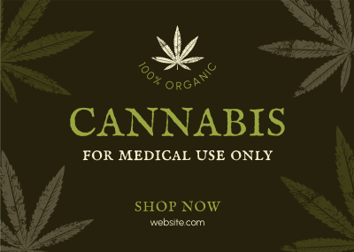 Cannabis Cures Postcard Image Preview