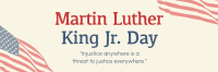 Martin Luther King Day Twitter Header Design