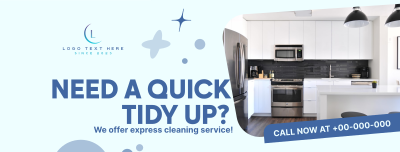 Quick Cleaning Service Facebook cover Image Preview