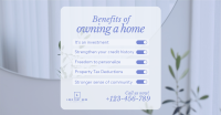 Home Owner Benefits Facebook Ad Design
