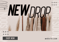 New Drop Collection Postcard Design