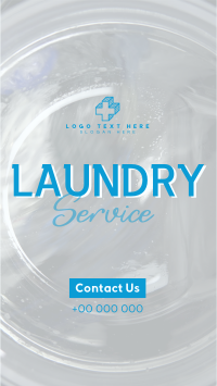 Clean Laundry Service Instagram Story Design