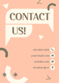 Business Contact Details Poster Image Preview