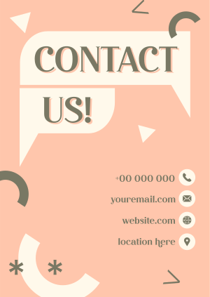 Business Contact Details Poster Image Preview