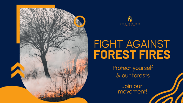 Fight Against Forest Fires Facebook Event Cover Design Image Preview