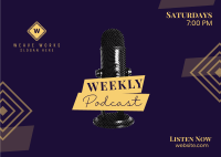 Weekly Podcast Postcard Image Preview