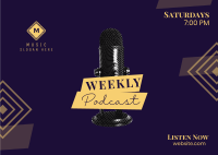 Weekly Podcast Postcard Image Preview