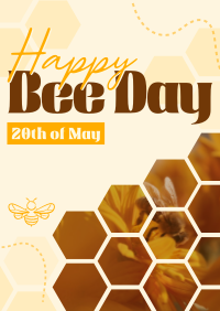 Happy Bee Day Flyer Image Preview