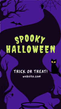 Spooky Halloween Facebook story Image Preview