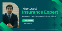 Insurance Expert Protect Policy Twitter Post Design