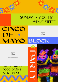 Cinco de Mayo Block Party Poster Image Preview