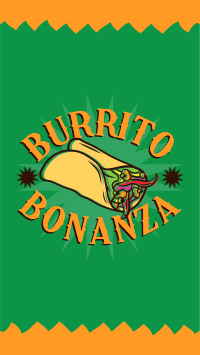 Burrito Bonanza Instagram Reel Preview