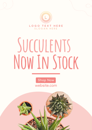 New Succulents Flyer Image Preview
