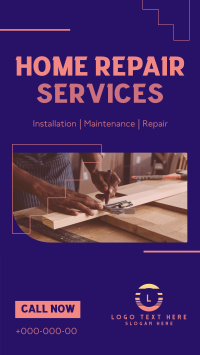 Simple Home Repair Service Instagram story Image Preview