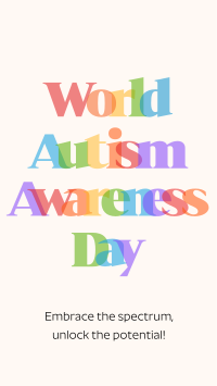 Autism Awareness Facebook story Image Preview