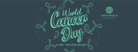 World Cancer Reminder Facebook Cover Design