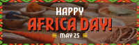 Africa Day Commemoration  Twitter Header Design