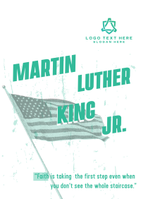 Martin Luther Quote Tribute Flyer Design