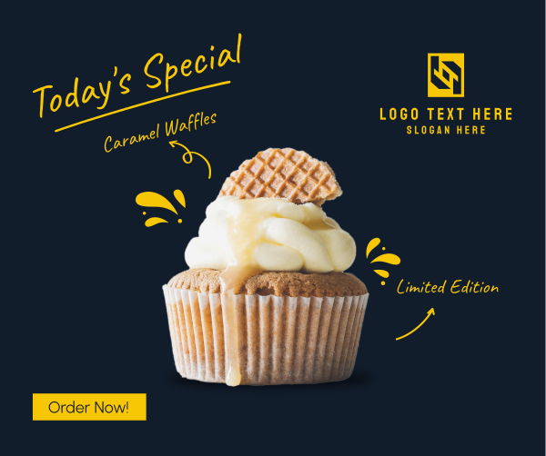 Weekly Special Cupcake Facebook Post Design Image Preview