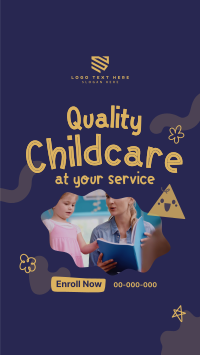 Quality Childcare Services Instagram Reel Design