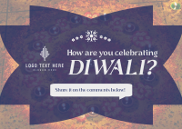 Diwali Engagement Postcard Preview