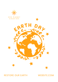 Restore Earth Day Poster Image Preview