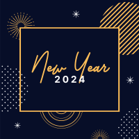 Elegant New Year Instagram post Image Preview