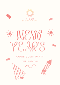 New Year Countdown Party Flyer Design