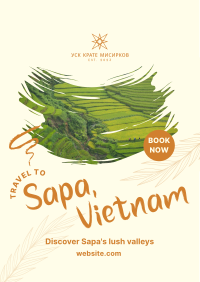 Sapa Vietnam Travel Flyer Image Preview