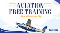 Aviation Online Training YouTube Video Design