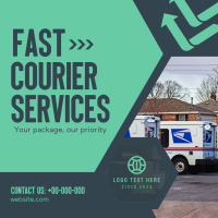 Fast & Reliable Delivery Instagram Post Design