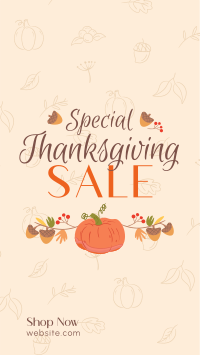 Special Thanksgiving Sale Facebook Story Design