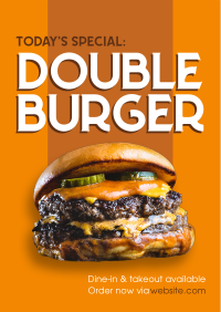 Double Burger Flyer Image Preview