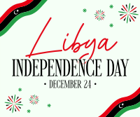 Happy Libya Day Facebook Post Design