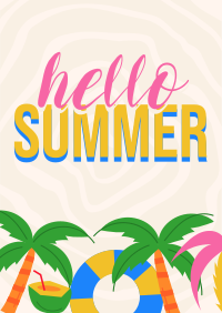 Hello Summer! Poster Design