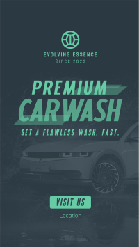 Premium Car Wash TikTok Video Image Preview