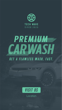 Premium Car Wash TikTok Video Image Preview