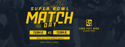 Superbowl Match Day Facebook cover Image Preview