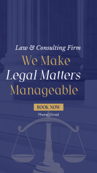 Making Legal Matters Manageable Instagram reel Image Preview