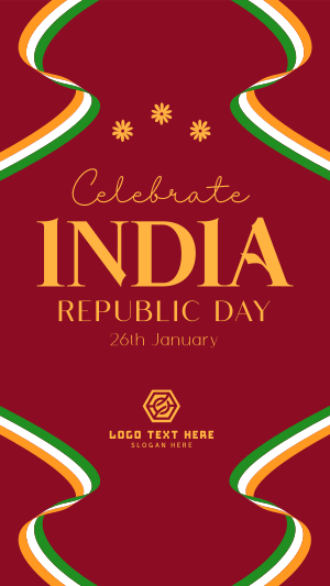 Fancy India Republic Day Facebook story Image Preview