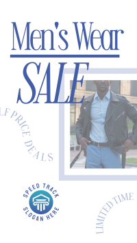 Men's Fashion Sale TikTok video Image Preview