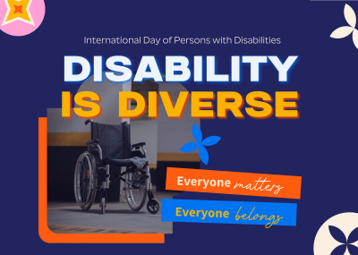 Disabled People Matters Postcard Image Preview