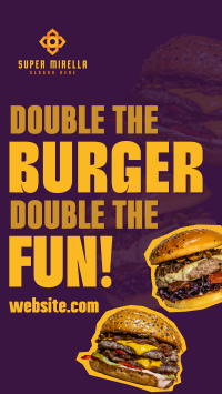 Burger Day Promo Facebook Story Image Preview