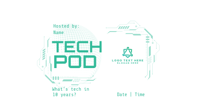 Technology Podcast Session YouTube cover (channel art) Image Preview
