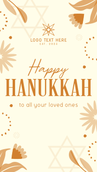 Elegant Hanukkah Night Instagram reel Image Preview