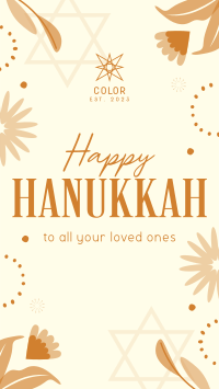 Elegant Hanukkah Night Instagram Reel Design