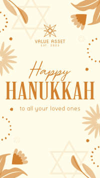 Elegant Hanukkah Night Instagram Reel Image Preview