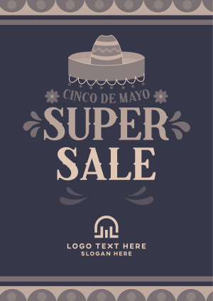 Cinco De Mayo Biggest Colorful Sale Poster Image Preview
