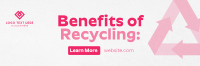Recycling Benefits Twitter Header Design