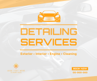 Car Detailing Services Facebook Post Design